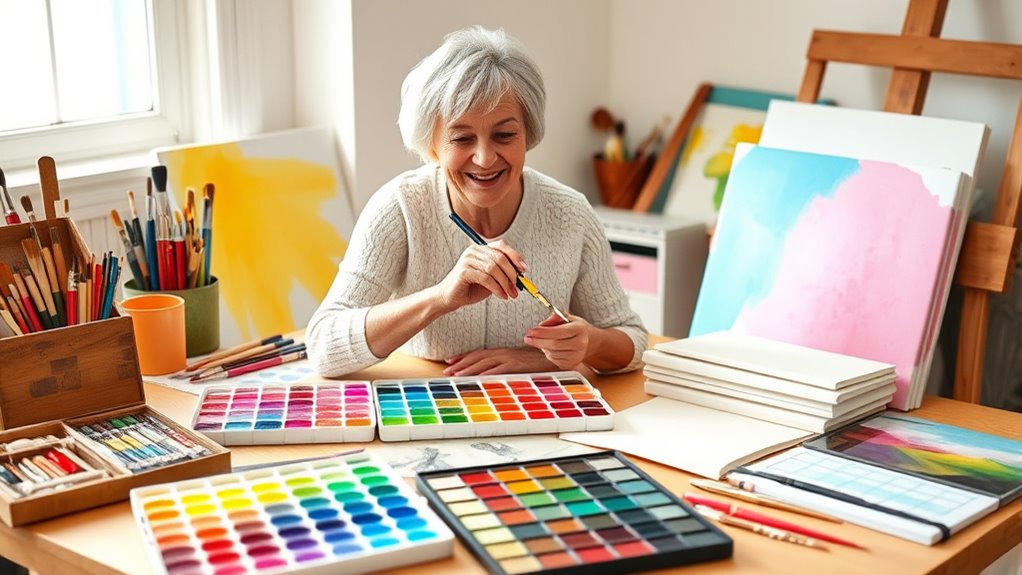 senior friendly painting kit considerations