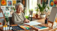 senior friendly painting kits