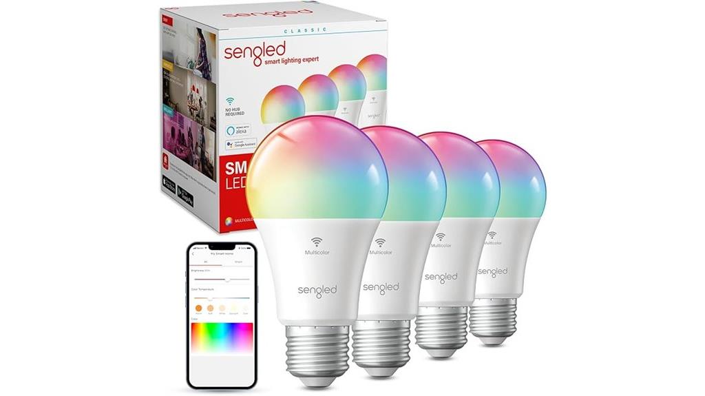 set of four bulbs