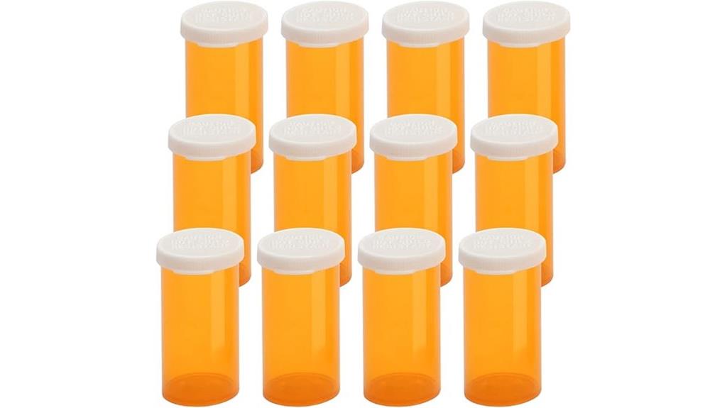 set of twelve snap cap bottles