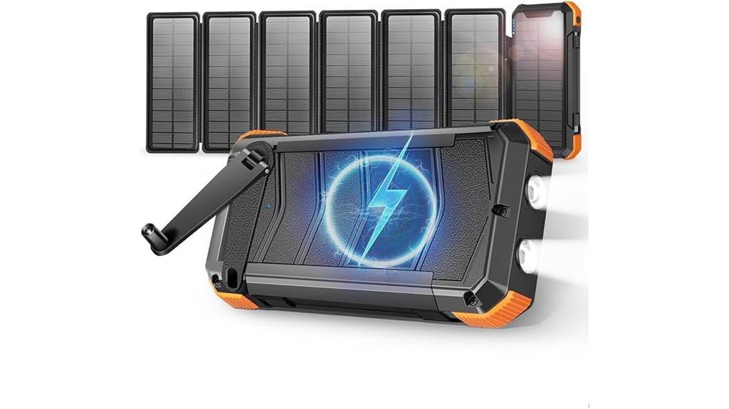 seven panel solar power
