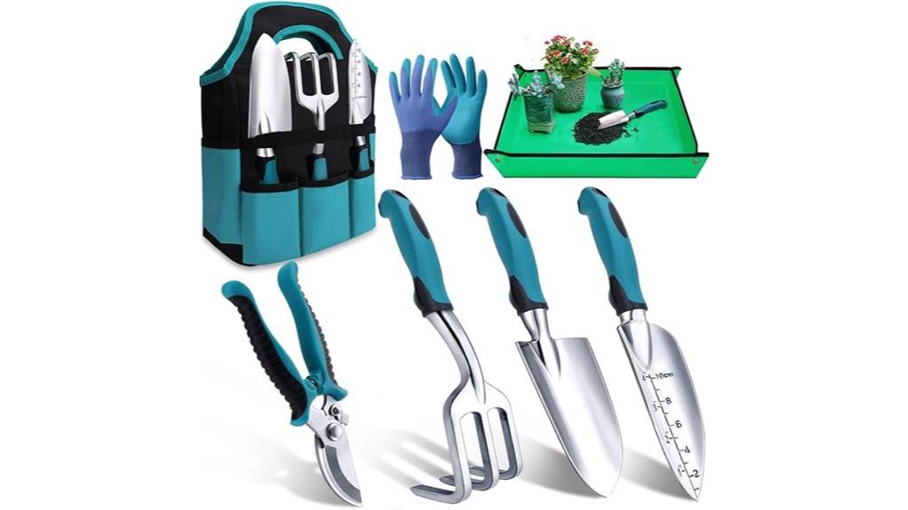 seven piece garden tool set