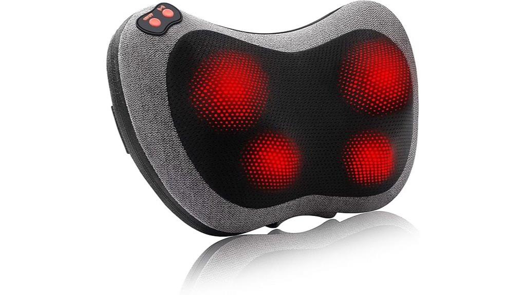 shiatsu pillow with heat