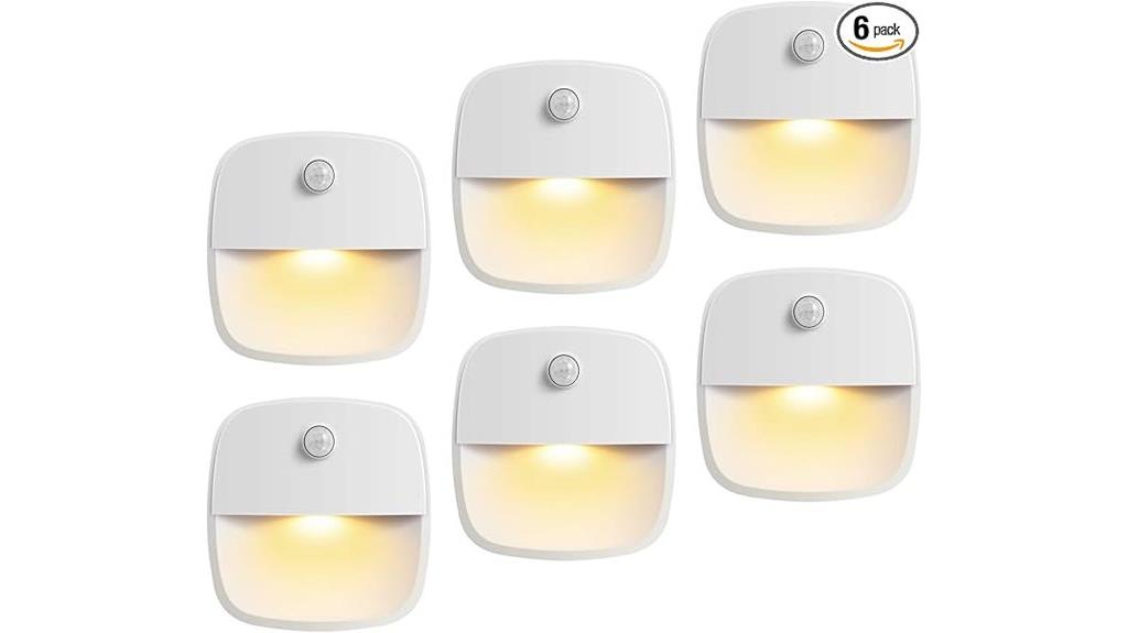 six pack motion sensor lights