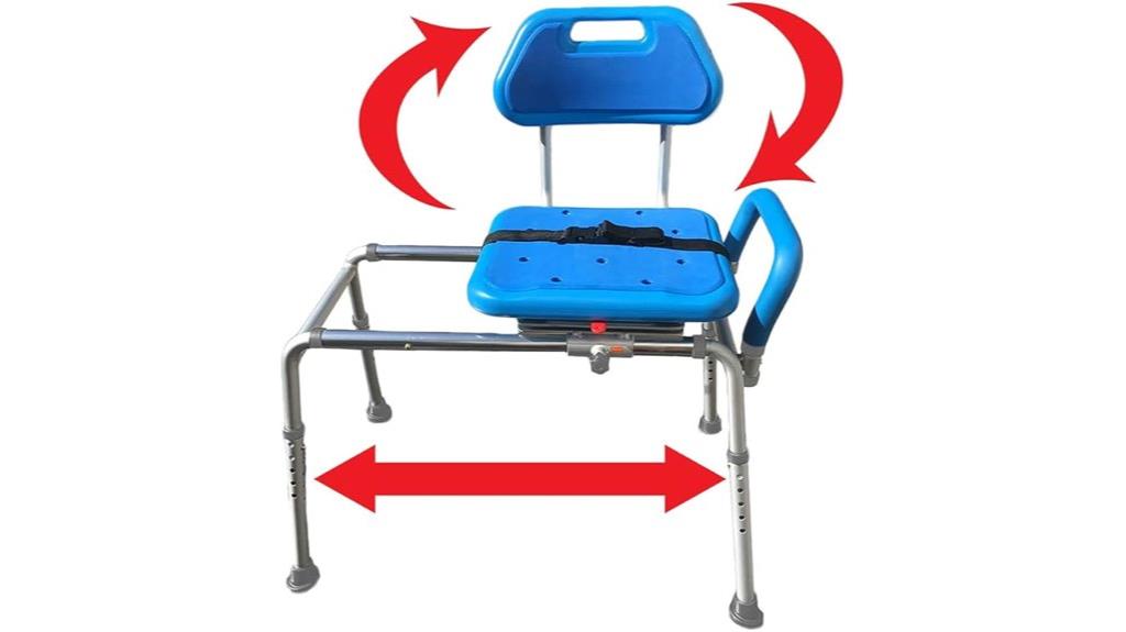 sliding bath transfer bench