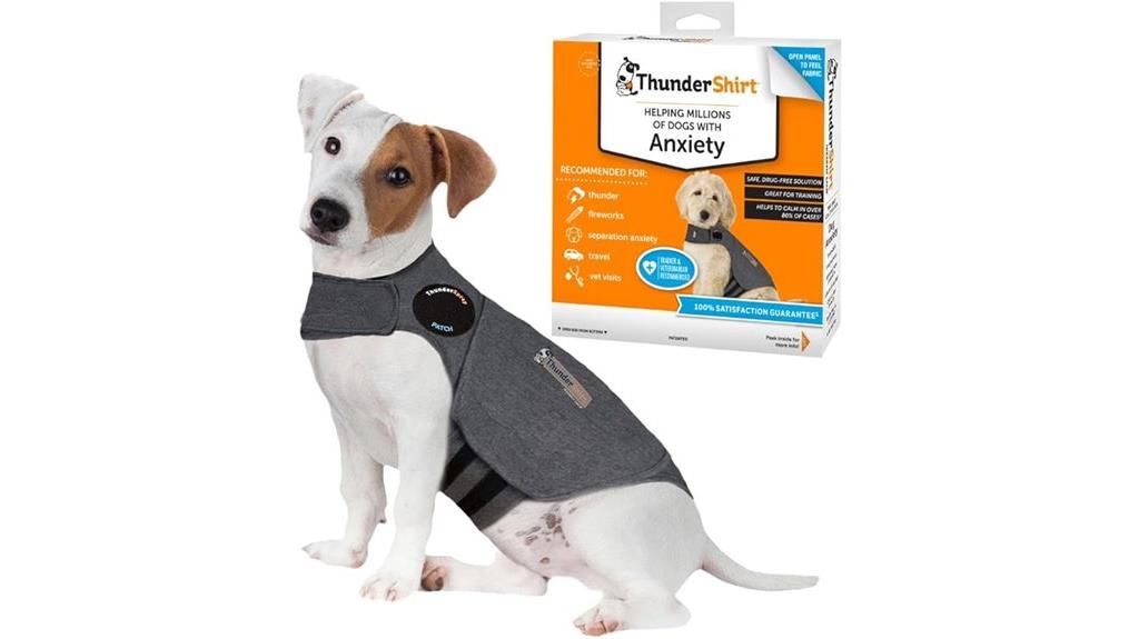small heather gray thundershirt