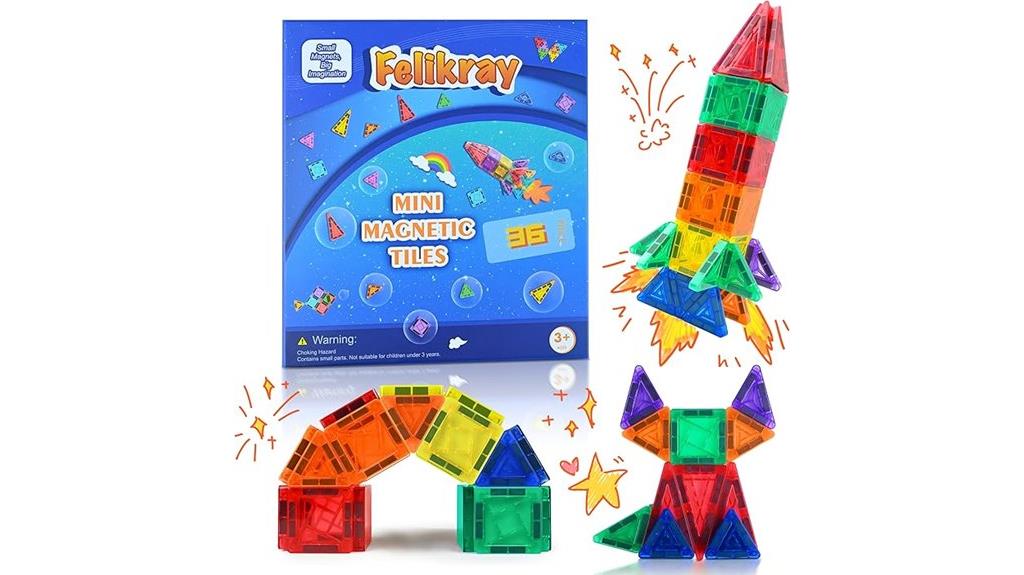 small magnetic tile set