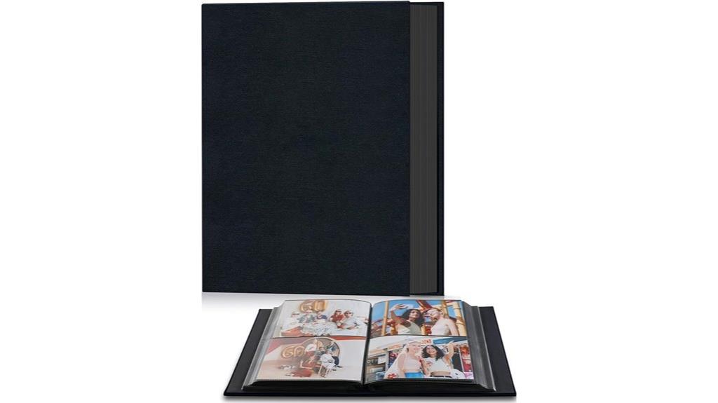 small photo album with pockets