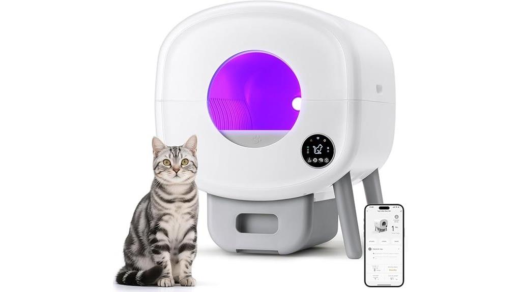 smart automated cat litter box