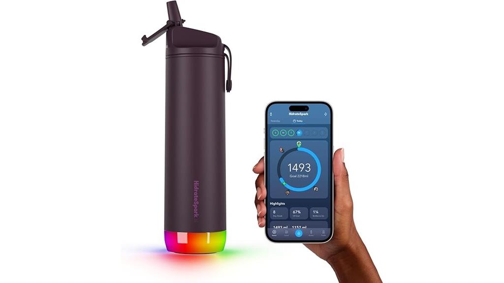 smart hydration tracking bottle