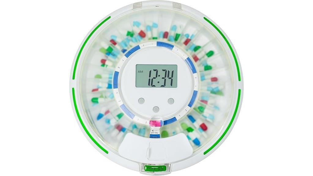 smart pill dispenser with alarm