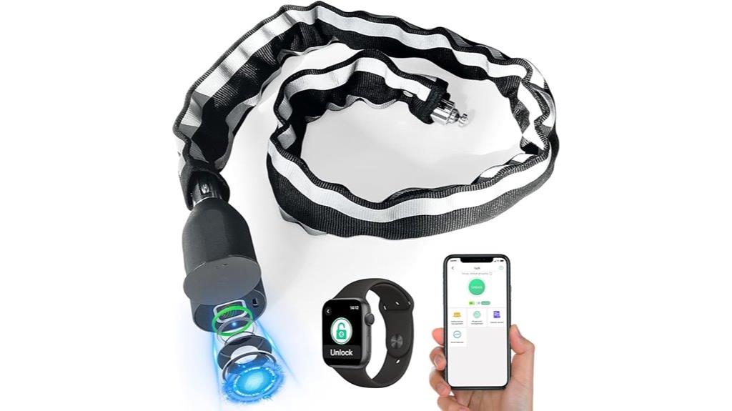 smart waterproof bike lock