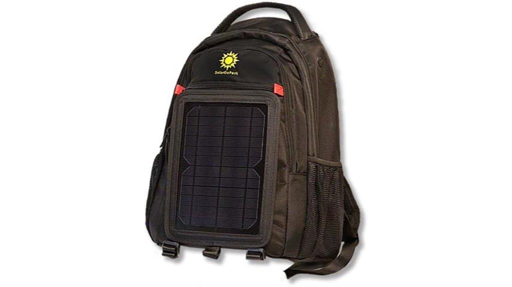 solar charging backpack