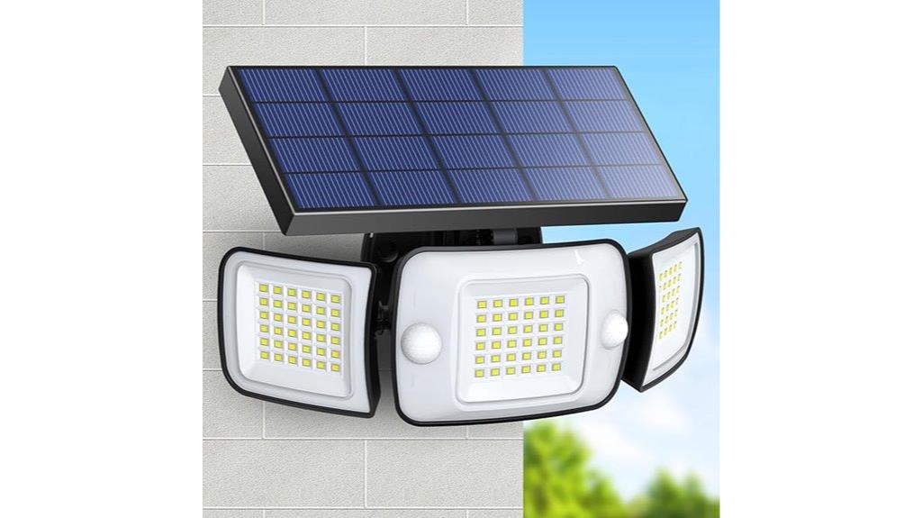 solar flood lights with sensors