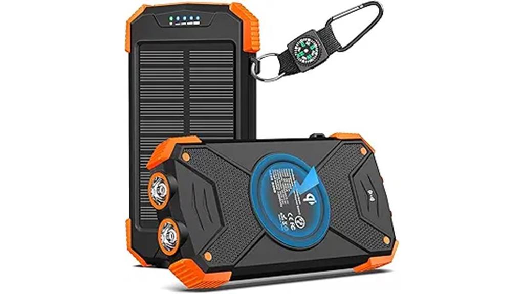 solar power bank wireless