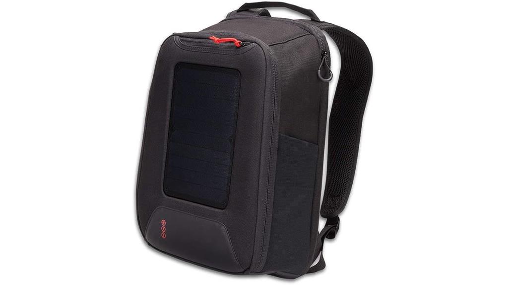 solar powered backpack with battery