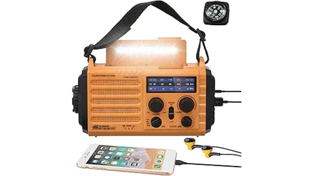 solar powered emergency weather radio