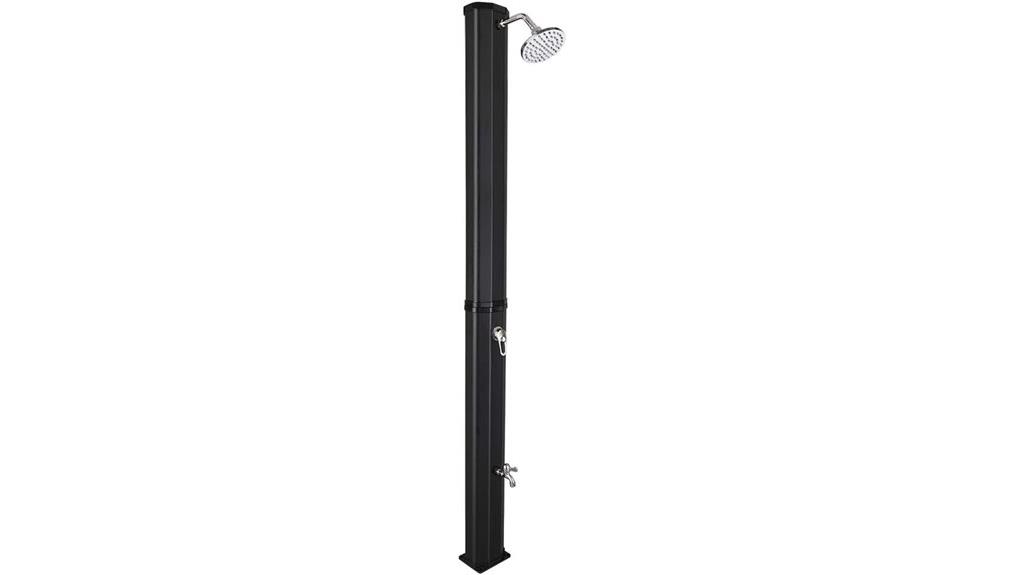 solar shower with large capacity