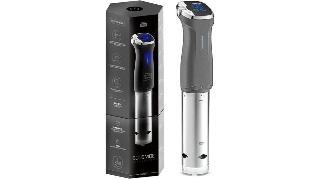 sous vide cooker with touchscreen