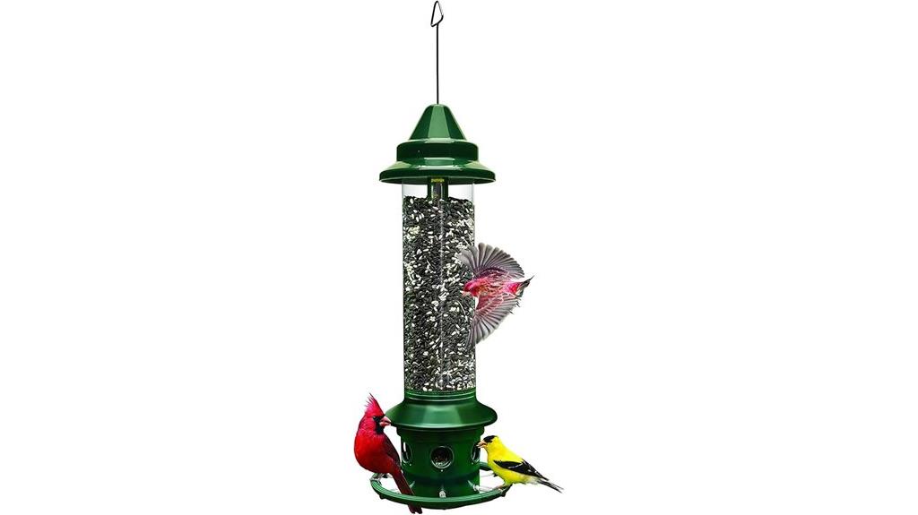 squirrel proof bird feeder