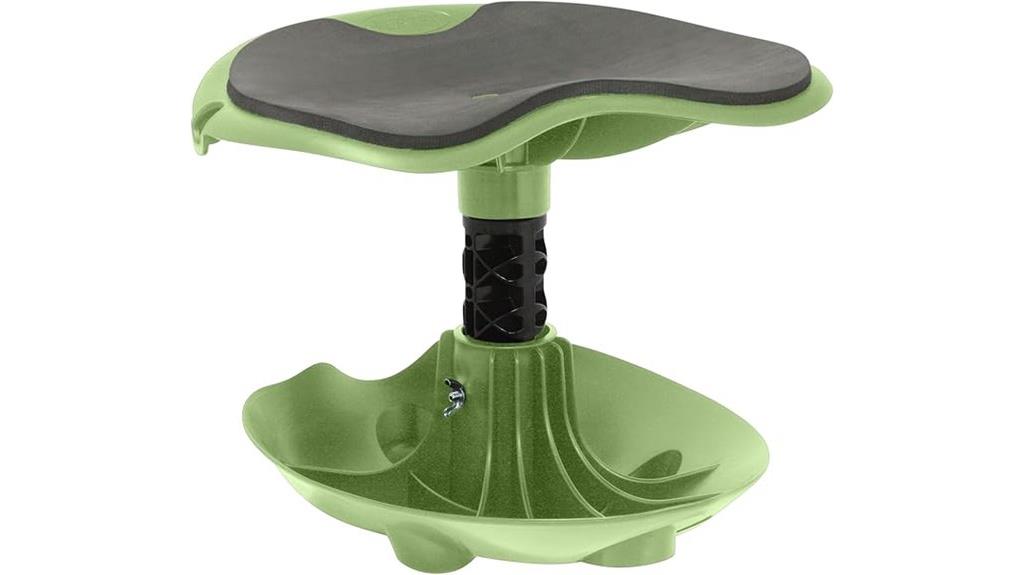 stone garden stool with cushion