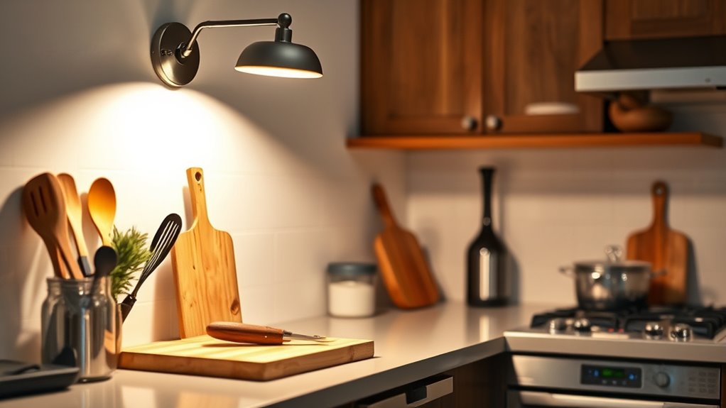 strategic task lighting placement