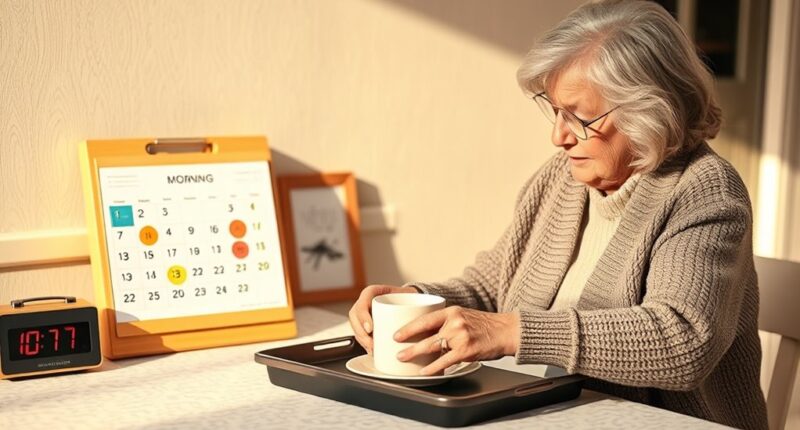 structured alzheimer s daily schedule