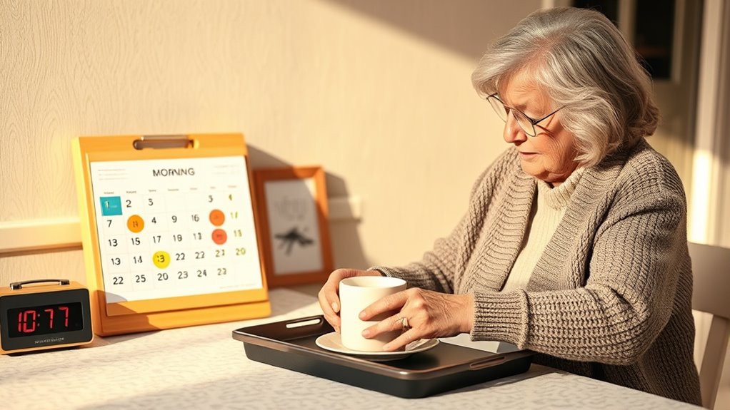 structured alzheimer s daily schedule
