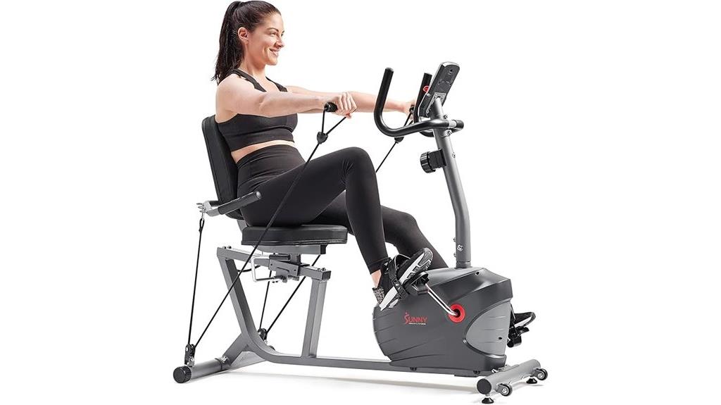sunny recumbent bike trainer