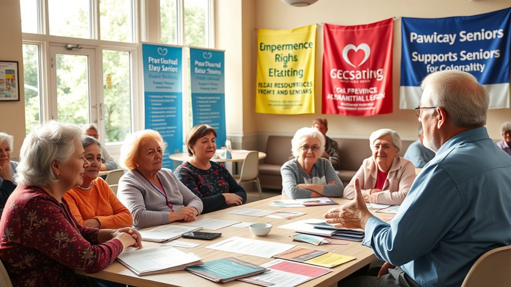 support seniors through community