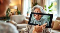 supporting elderly virtual connections