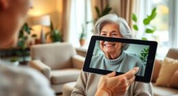 supporting elderly virtual connections