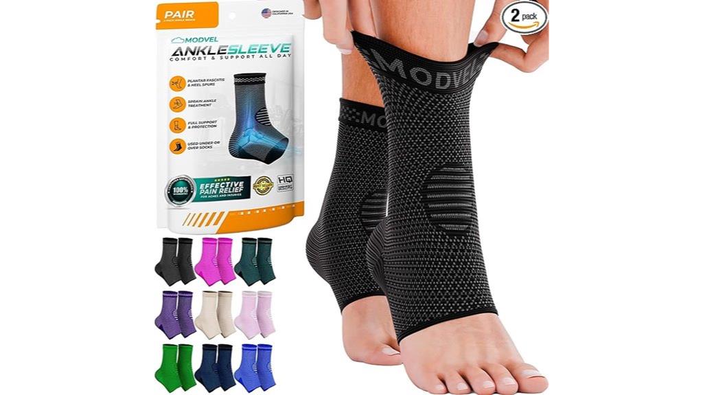 supportive ankle brace socks