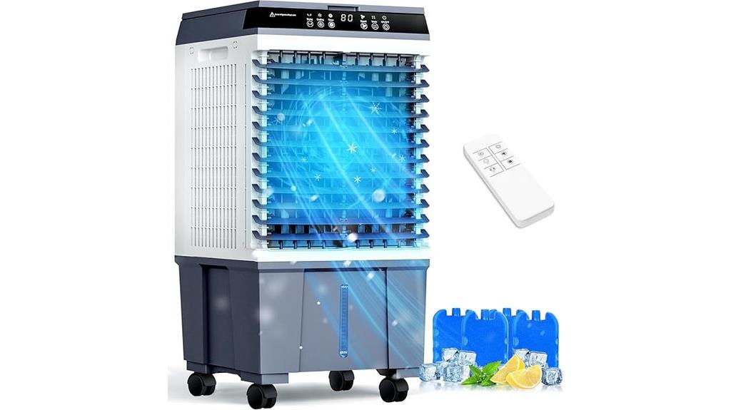 swamp cooler with multiple settings
