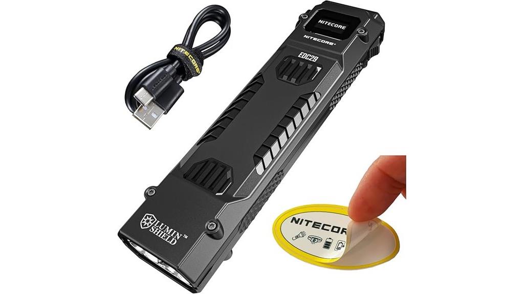 tactical usb c rechargeable flashlight