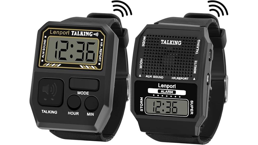 talking watch two pack