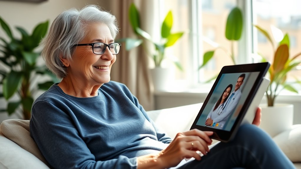 telehealth enhances older independence