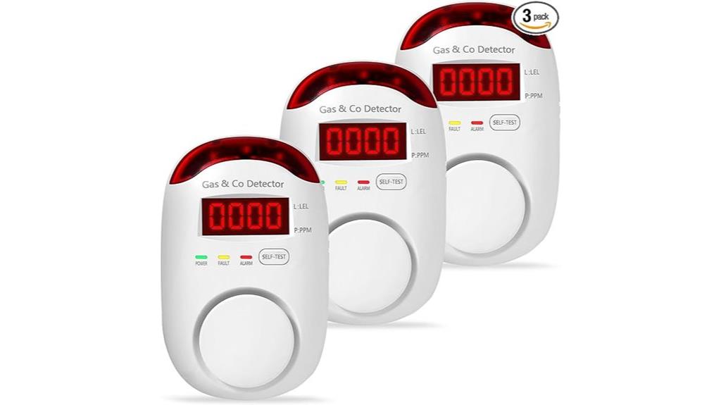 three pack safety detectors
