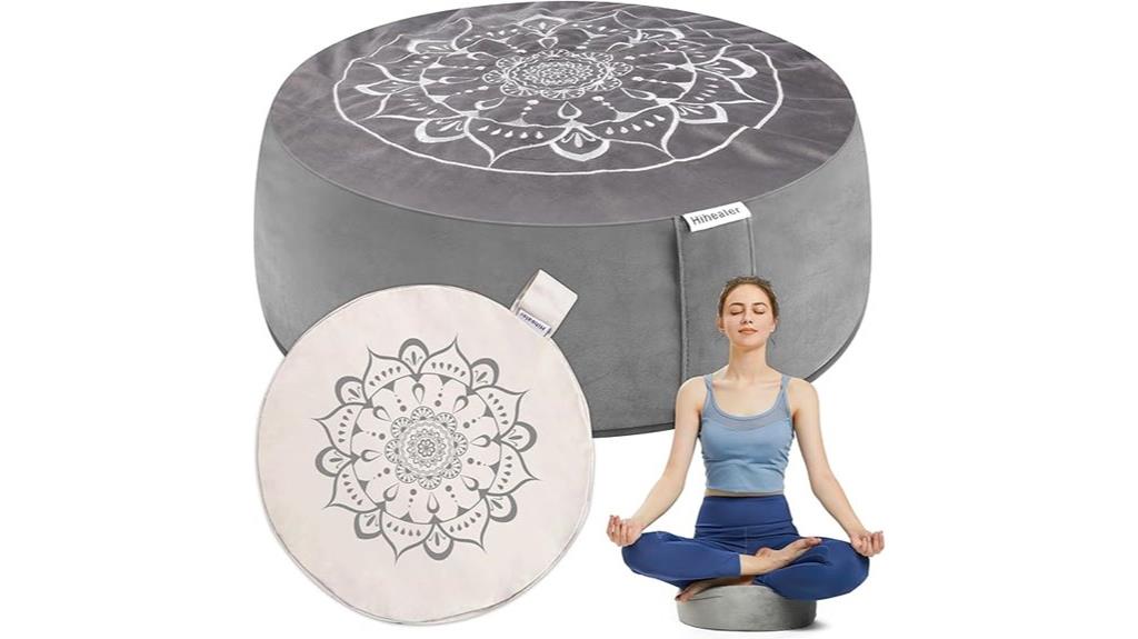 tibetan velvet meditation cushion
