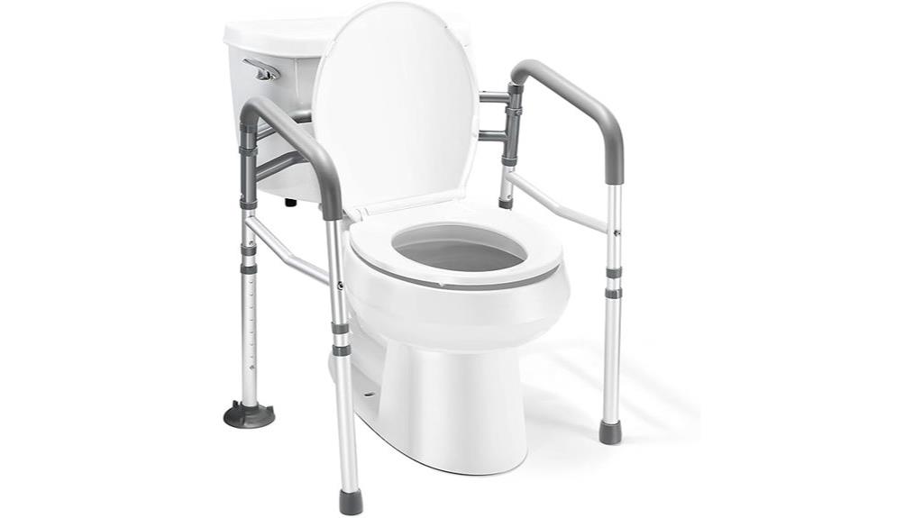 toilet safety handle rail
