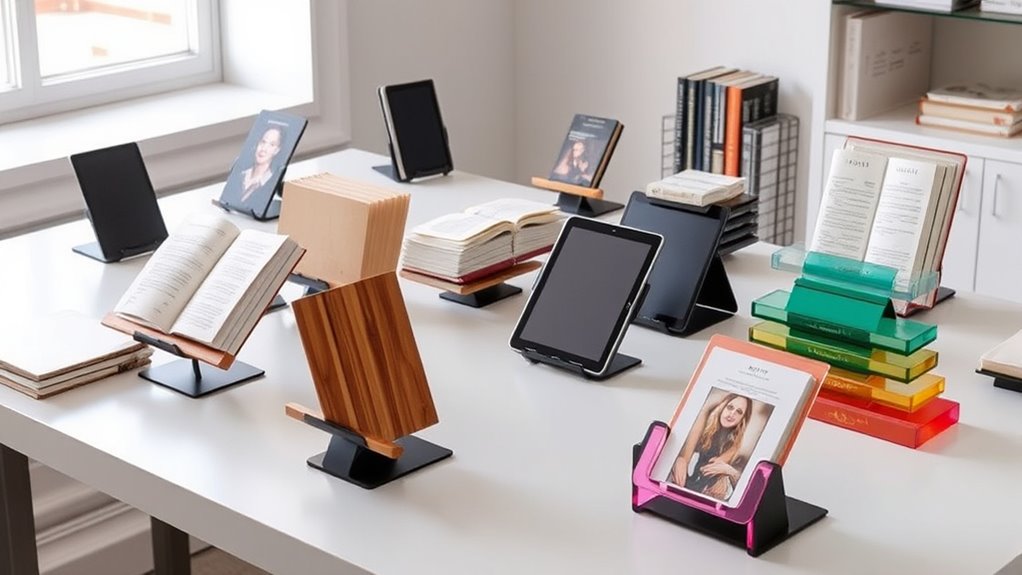 top book stands for comfort