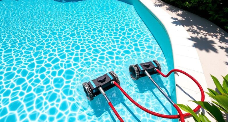top booster pump pool cleaners