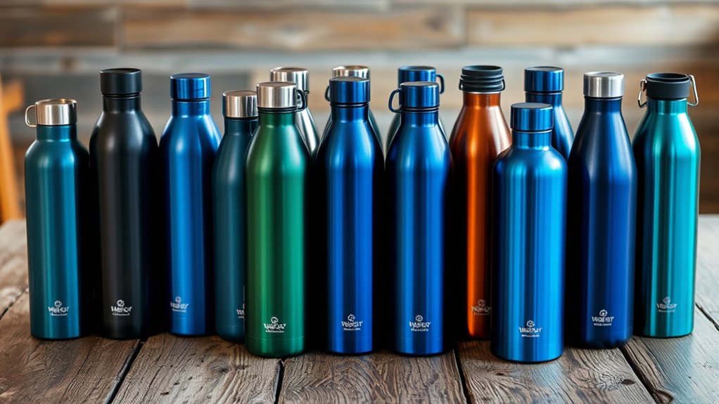 top cold storing steel bottles