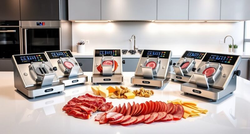 top digital meat slicers