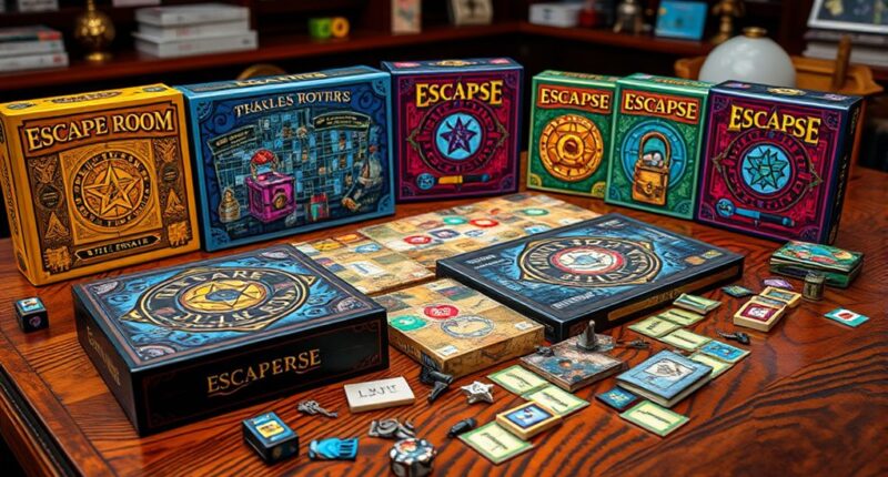 top escape room board games