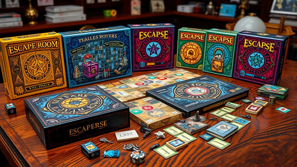 top escape room board games
