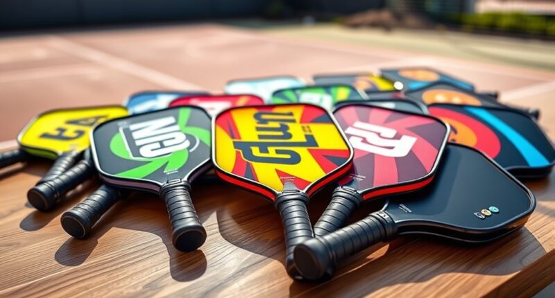 top pickleball paddle selections