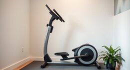 top space saving ellipticals