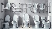 top toilet safety frames