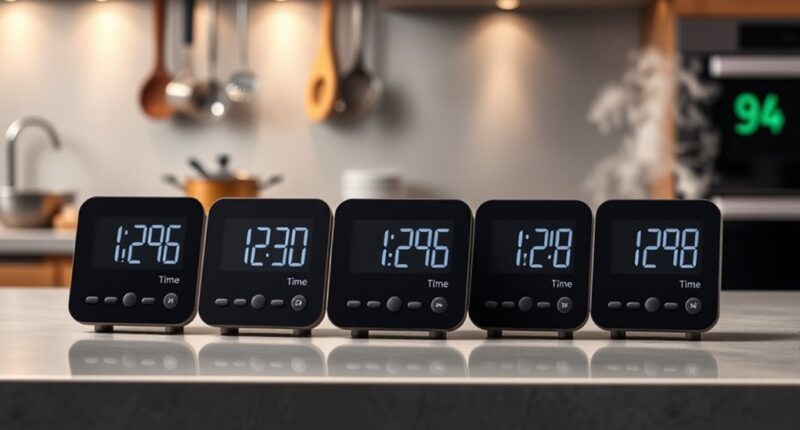 top voice activated kitchen timers